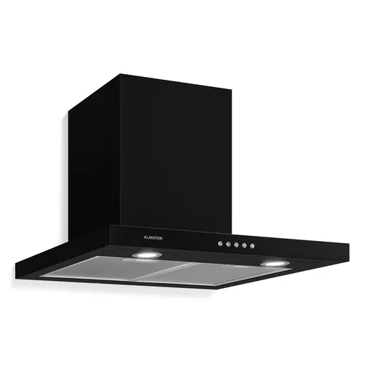 Klarstein Limelight, digestoř, 60 cm, nástěnná, 600 m³/h, černá