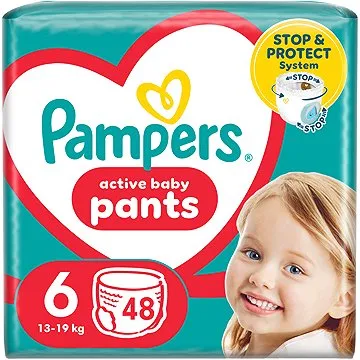 PAMPERS Pants Velikost 6, (48 ks), 15 kg+ (8006540069202)
