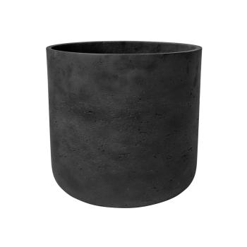 Květináč Charlie, barva staročerná, více velikostí - PotteryPots Velikost: XXL - v. 43 cm, ⌀ 44 cm