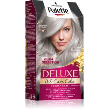 Schwarzkopf Palette Deluxe permanentní barva na vlasy odstín U71 Ledový stříbrný 1 ks