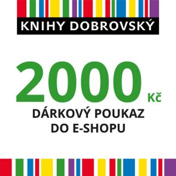 E-shopová dárková poukázka 2000 Kč