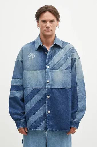 Košilová bunda AMBUSH Patchwork Denim Shirt Vintage