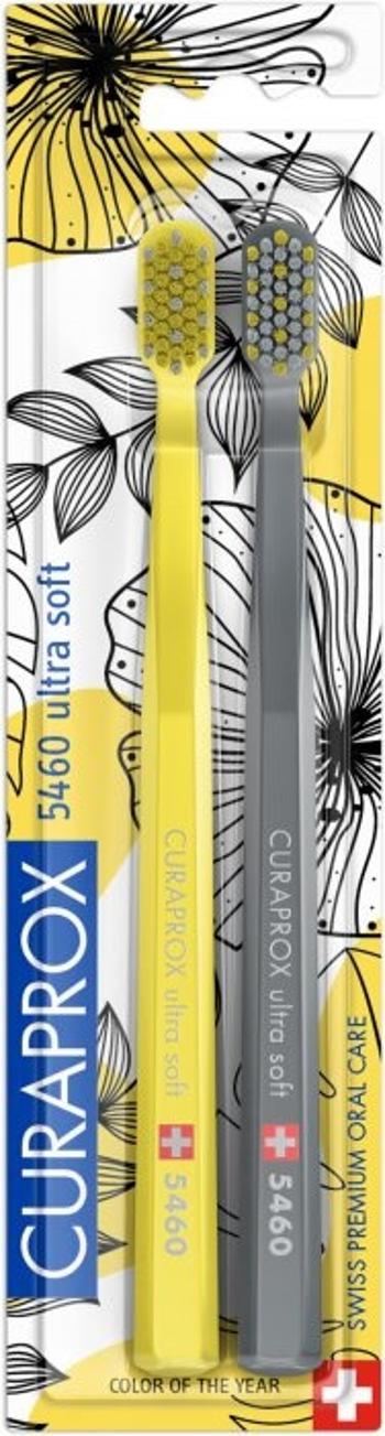 Curaprox Velmi jemný zubní kartáček 5460 Duo Yellow/Grey Edition 2 ks