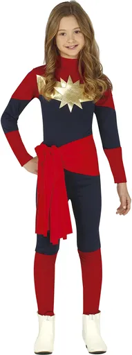 Guirca Dětský kostým - Kapitán Marvel Velikost - děti: M: 115-123 cm