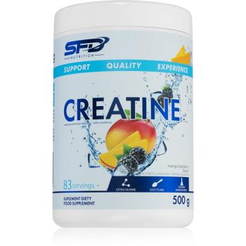 SFD Nutrition Creatine podpora tvorby svalovej hmoty príchuť Mango & Blackberry 500 g