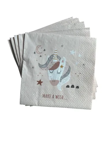 APRÈS Papírové ubrousky jednorožec