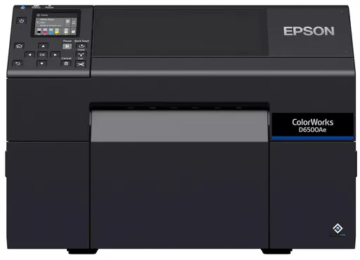 Epson ColorWorks D6500 (Ae) C31CL91102, barevná tiskárna štítků, cutter, disp., USB, Ethernet, black
