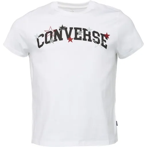 Converse CVRS STAR RETRO TEE Pánské tričko, bílá, velikost