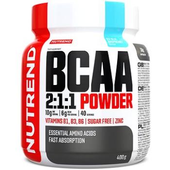 Nutrend BCAA 2:1:1 POWDER, 400 g, modrá malina (8594073174529)