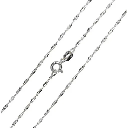 Soliter Elegantní řetízek z bílého zlata Lambáda 45 cm 271 115 00181 07