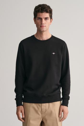 MIKINA GANT REG SHIELD C-NECK SWEAT BLACK