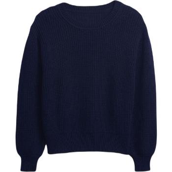 GAP CLASSIC COTTON CREW Dámský svetr, tmavě modrá, velikost