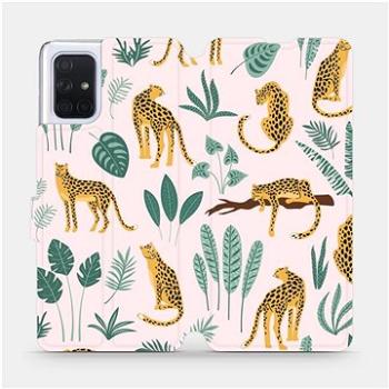 Flip pouzdro na mobil Samsung Galaxy A71 - MP07S Leopardi (5903516784387)