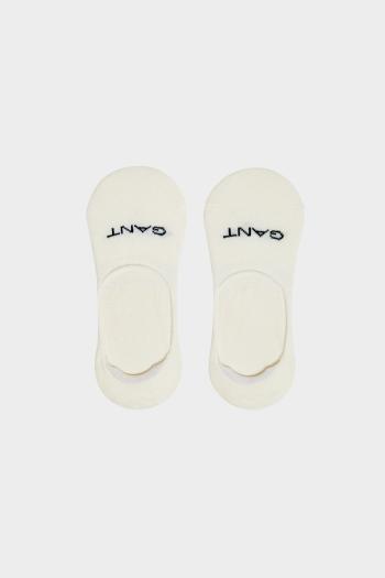 PONOŽKY GANT INVISIBLE SOCKS 2-PACK EGGSHELL