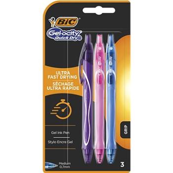 BIC 0.7 mm, rychleschnoucí  - balení 3 ks (964767)