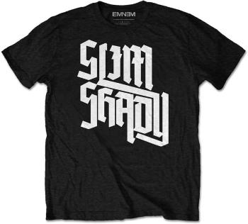 Eminem Tričko Shady Slant Unisex Black M