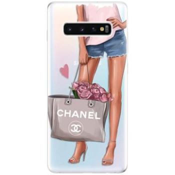 iSaprio Fashion Bag pro Samsung Galaxy S10+ (fasbag-TPU-gS10p)