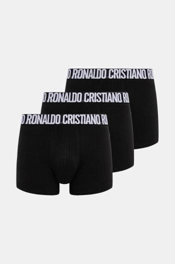 Boxerky CR7 Cristiano Ronaldo 3-pack pánské, černá barva, 8100-4900-2757