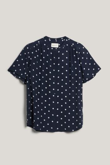 HALENKA GANT REG DOT PRINT BLOUSE EVENING BLUE