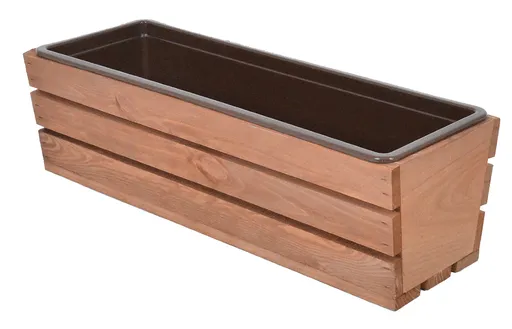 Dřevěný truhlík MODERN Rojaplast