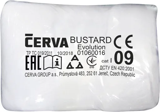 BUSTARD EVO VAM rukavice+PVC ter bílá 11
