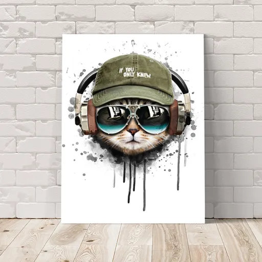 Obraz Color cat print (Rozměr obrazu: 120x80)