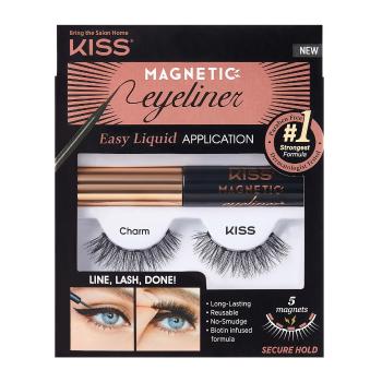 KISS Magnetické umělé řasy s očními linkami 07 Charm (Magnetic Eyeliner & Lash Kit)