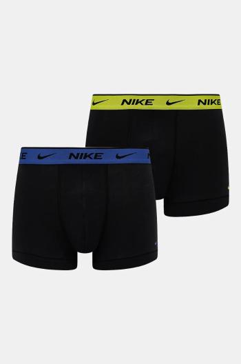 Boxerky Nike 2-pack pánské, modrá barva, 0000KE1085