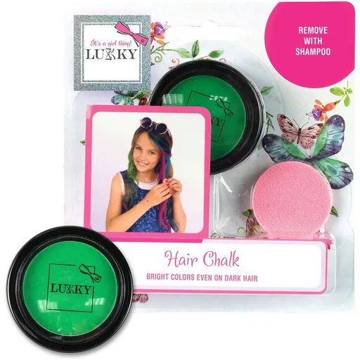 LUKKY křída na vlasy s aplikátorem, zelená