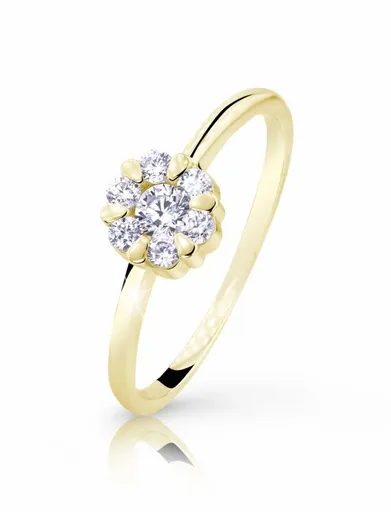 Cutie Jewellery Krásný prsten ze žlutého zlata Z8050-10-X-1 63 mm