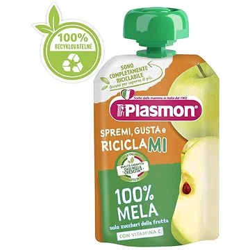 PLASMON bezlepková ovocná jablko 100 g, 6m+ (8001040412695)