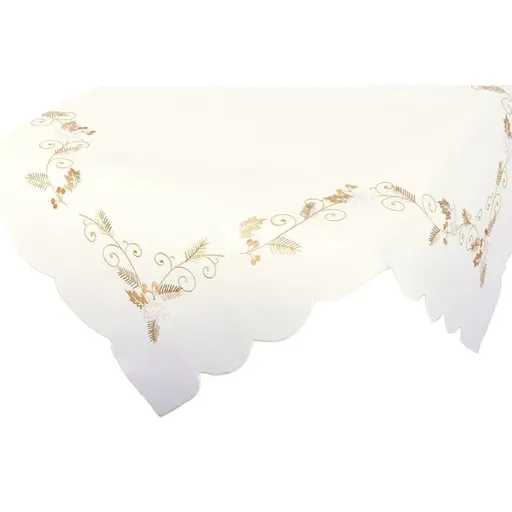 Ubrus vánoční Jmelí, smetanový 30 x 45 cm