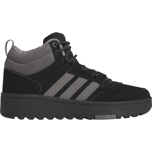 adidas HOOPS 4.0 MID WINTERIZED J Chlapecké zimní tenisky, černá, velikost 36