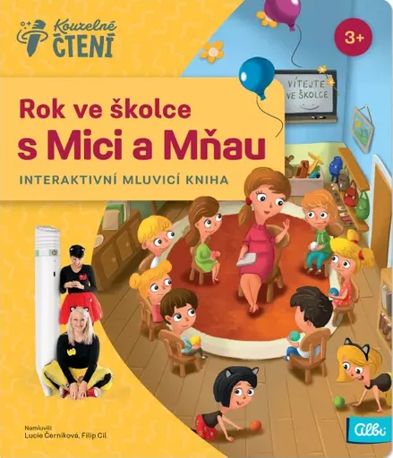 Kniha Rok ve školce s Mici a Mňau - Kouzelné čtení Albi