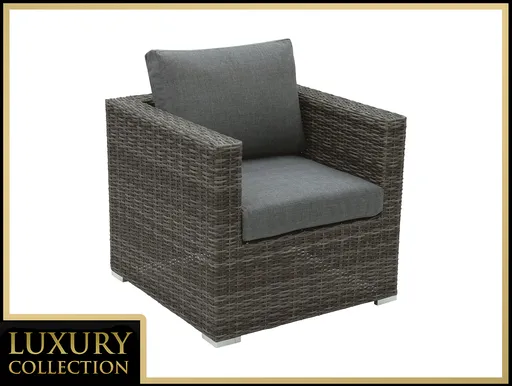 DEOKORK Ratanové křeslo MALIBU (šedá)