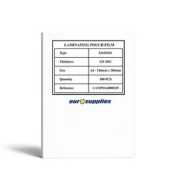 EUROSUPPLIES A4/250 lesklé - balení 100 ks (LAMPOA4000125)