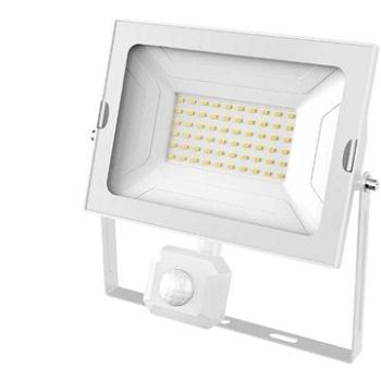 Avide ultratenký LED reflektor s čidlem pohybu bílý 50 W  (ABSSFLNW-50W-PIR-W)