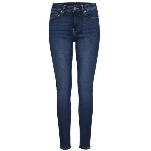 So Denim Dámské Skinny džíny Lara - Tmavě modrá | UK 16 (EUR 44)/32 (long)