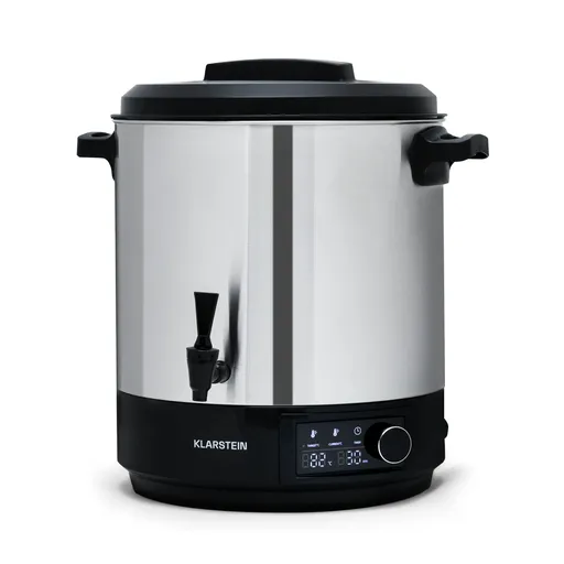 Klarstein Abbey 25, zavařovací hrnec, zásobník na nápoje, 25 l, 100 °C, 180 min, nerezová ocel