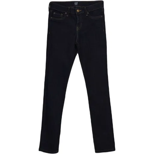 GAP V-SUPSKNY Dívčí džíny, tmavě modrá, velikost 12Y