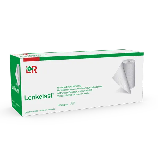 Lenkelast Elastické univerzální obinadlo 8 cm x 5 m střední tah 1 ks