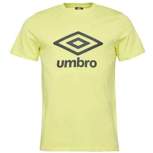 Umbro LARGE LOGO TEE ESSENTIALS Pánské triko, žlutá, velikost