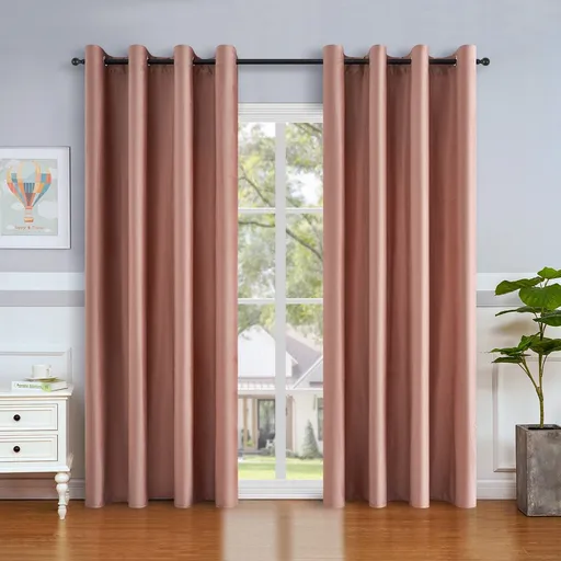 4Home Zatemňovací závěs Manila růžová, 150 x 250 cm