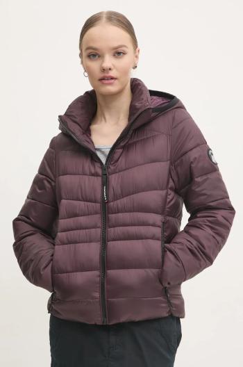 Bunda Superdry dámská, fialová barva, zimní, W5011724A-C4J