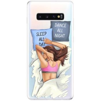 iSaprio Dance and Sleep pro Samsung Galaxy S10+ (danslee-TPU-gS10p)