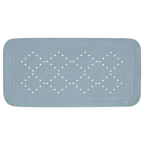 Spirella Protiskluzová podložka do vany ALASKA, světle šedá, 91 x 36 cm