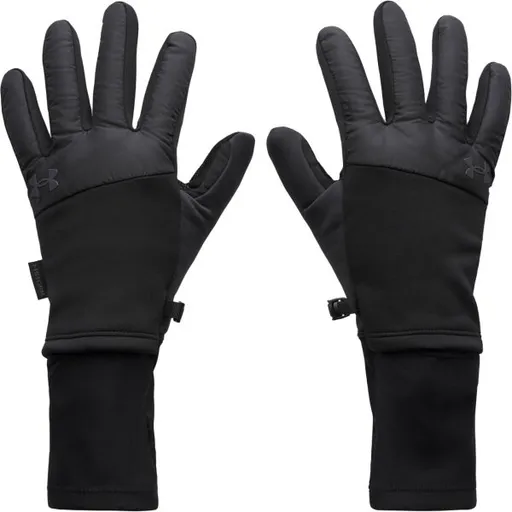 Under Armour STORM FLEECE RUN GLOVES Pánské rukavice, černá, velikost L