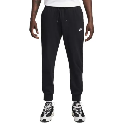 Nike CLUB KNIT JOGGER Pánské tepláky, černá, velikost XXL