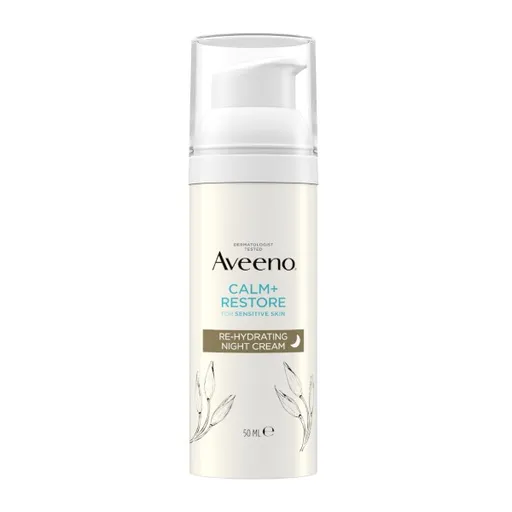 Aveeno Rehydratační noční krém Calm+ Restore (Re-Hydrating Night Cream) 50 ml