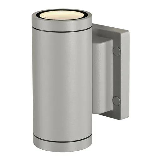 SLV BIG WHITE MYRA, venkovní nástěnné svítidlo, QPAR51, IP55, up/down, stříbrošedé, max. 70 W 233114